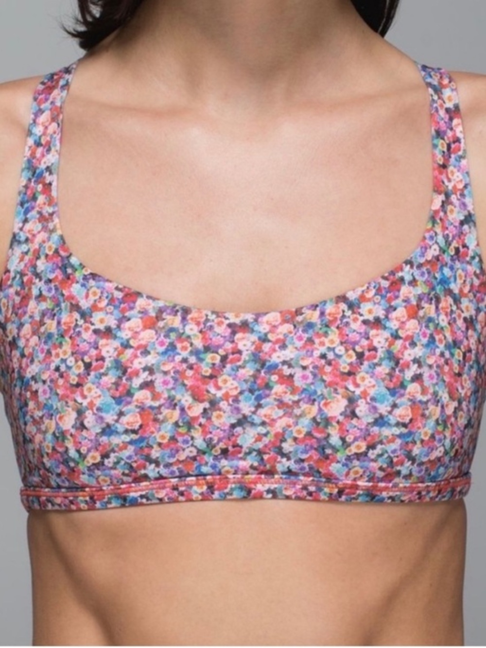 Lululemon Athletica Multicolor Floral Sports Bra Size 2